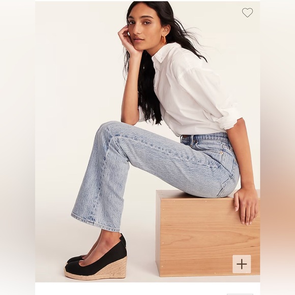 J. Crew Shoes - J. Crew Black espadrille wedge Size 10